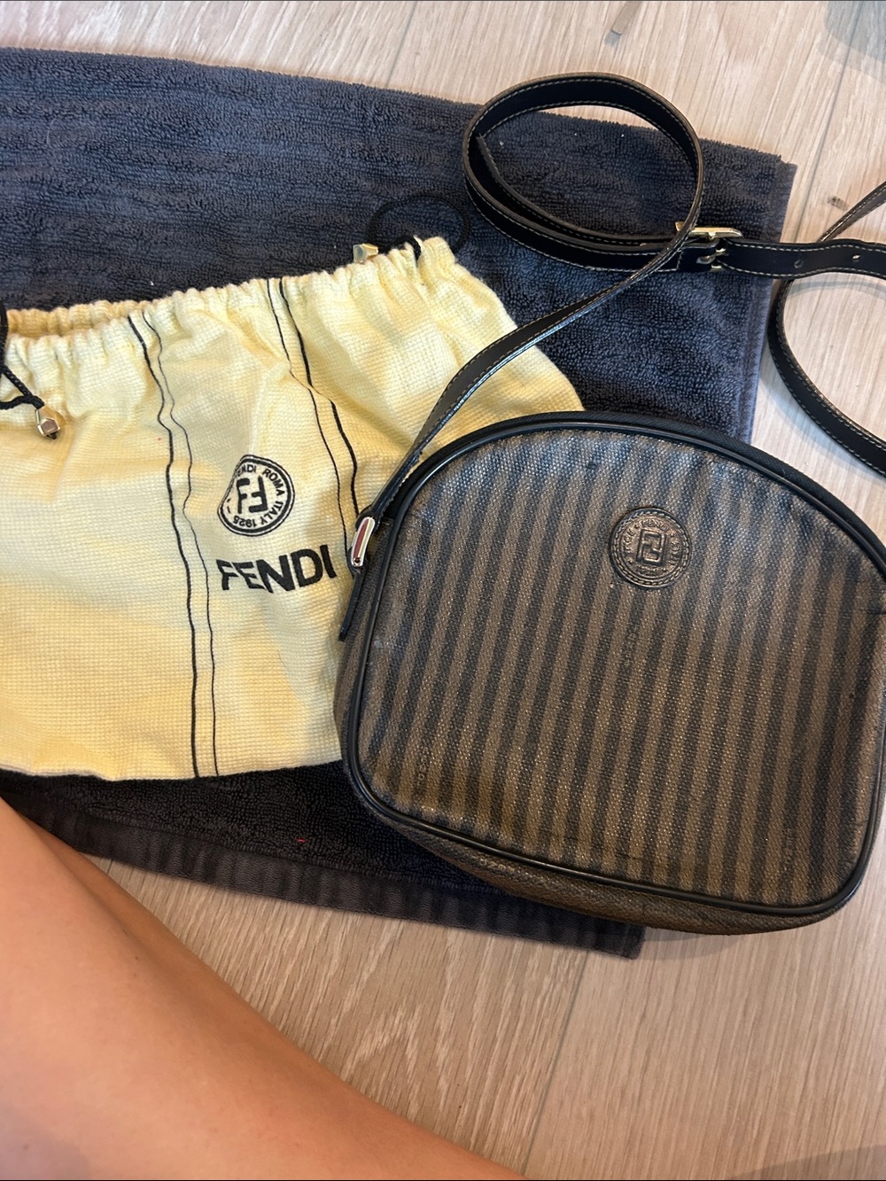Vintage fendi bag with dust bag